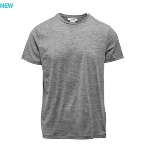 Icebreaker Heathered Gray Merino 150 Tech Lite Short Sleeve Tee XL